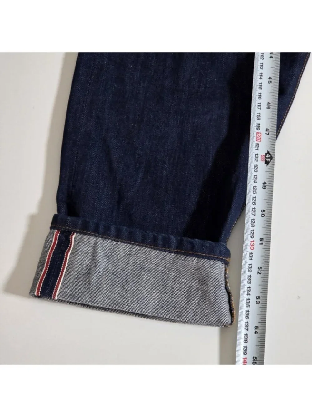 Topshop Moto Selvedge Denim Overalls Womens US 8 Navy Rigid Italy Preppy Grunge - Picture 11 of 16